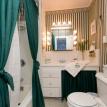 The bathroom at Kalmia Cottage